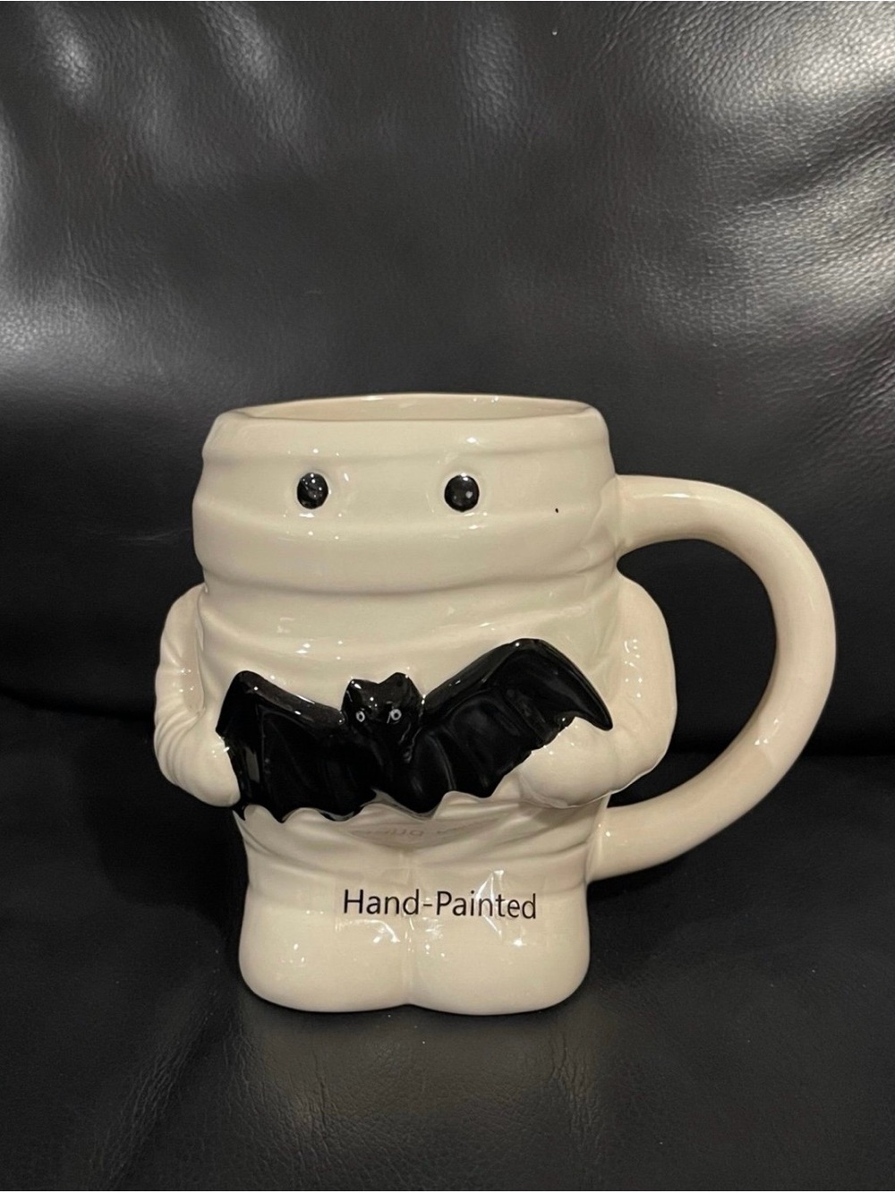 Halloween Mummy and Bat Mug